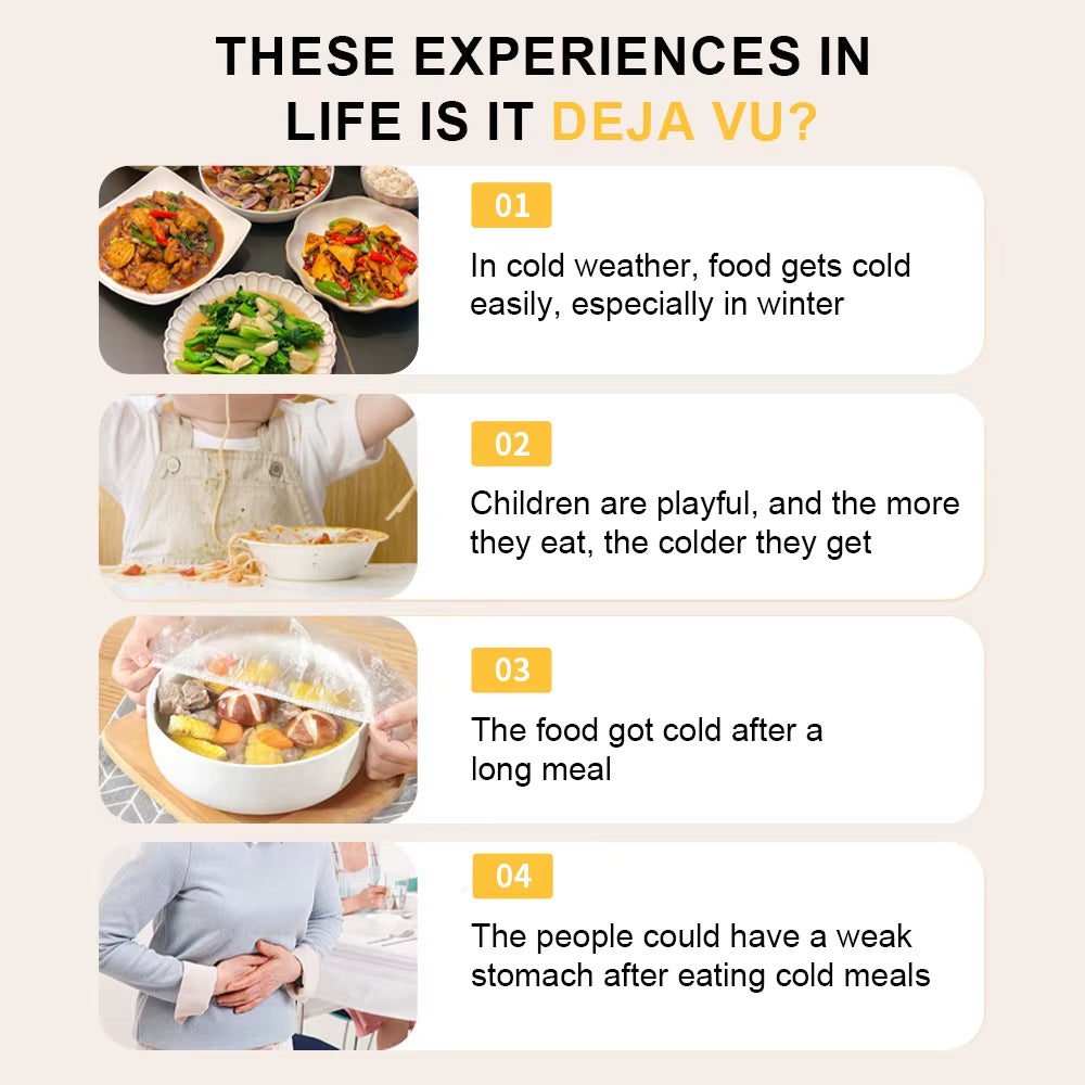 Compact Foldable Heating Mat – Keep Your Food Warm with Style and Precision