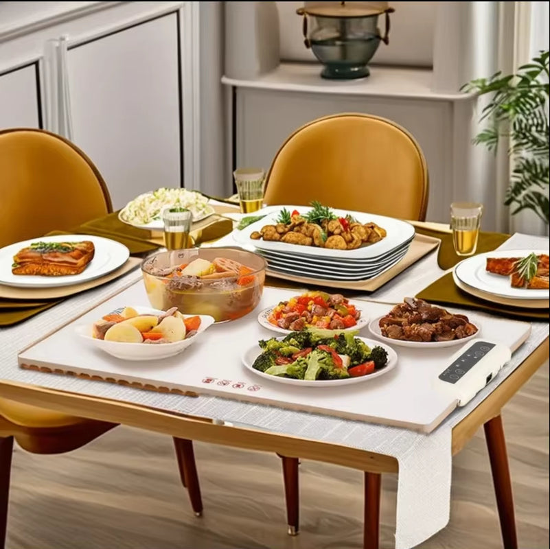 Compact Foldable Heating Mat – Keep Your Food Warm with Style and Precision